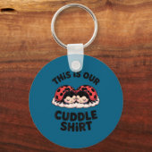 Cute Ladybug Couple This Is Our Cuddle  Sleutelhanger (Voorkant)