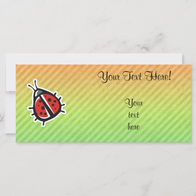 Cute Ladybug Design (Voorkant)