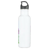 Cute Ladybug Family Illustration Waterfles (Achterkant)