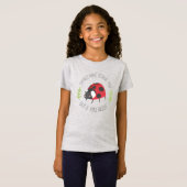 Cute Ladybug Graphic Kids T-Shirt (Devant entier)