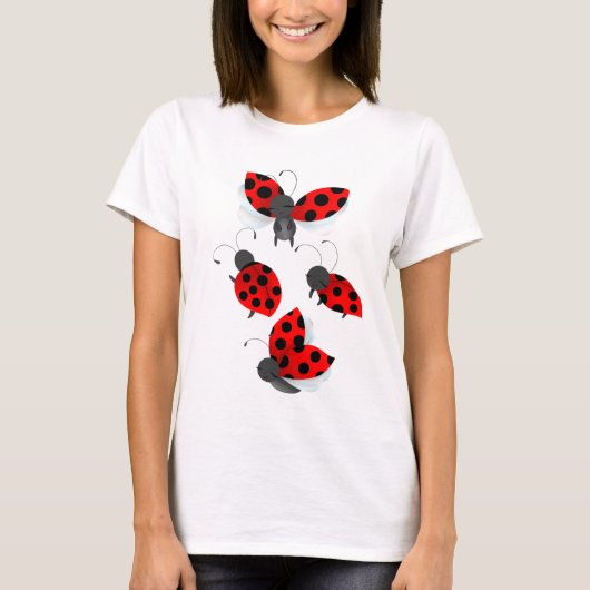 Cute ladybug insect lover t-shirt (Voorkant)