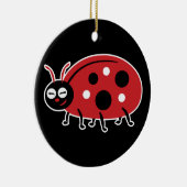 Cute Ladybug Keramisch Ornament (Rechts)