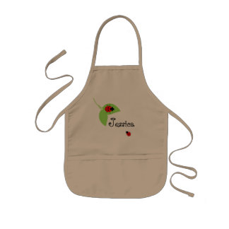 Cute Ladybug Kid's Apron Kinder Schort