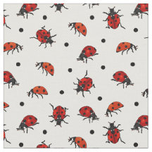 Cute Ladybug Ladybird Polka Dots Pattern