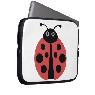 Cute Ladybug Laptop Sleeve