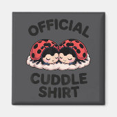 Cute Ladybug Love Cuddle  Magneet (Voorkant)