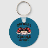 Cute Ladybug Love Cuddle  Sleutelhanger (Voorkant)