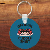 Cute Ladybug Love Cuddle  Sleutelhanger (Voorkant)