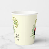 Cute Ladybug | Mooie dag Papieren Bekers (Rechts)