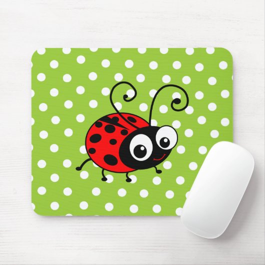 Cute Ladybug Muismat (Met muis)