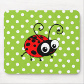 Cute Ladybug Muismat (Voorkant)
