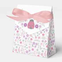 Cute Ladybug Party Favor Box