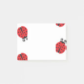 Cute Ladybug Pattern Post-it® Notes (Voorkant)