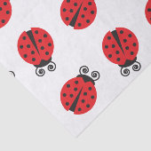 Cute Ladybug Pattern Tissuepapier (Detail)