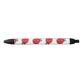 Cute Ladybug Pattern Zwarte Inkt Pen (Voorkant)