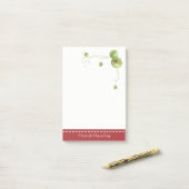 Cute Ladybug Personalized Note Pad (Op bureau)
