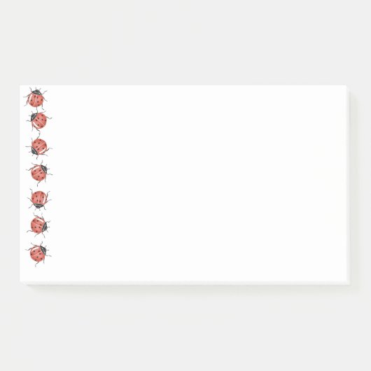 Cute Ladybug Post-it® Notes (Voorkant)