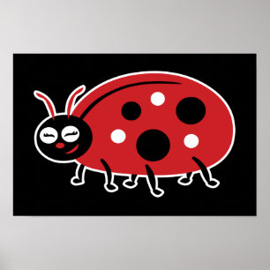 Cute Ladybug Poster
