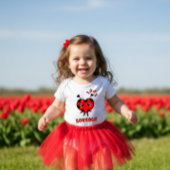 Cute ladybug  romper