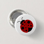 Cute Ladybug Ronde Button 3,2 Cm (Voorkant /achterkant)