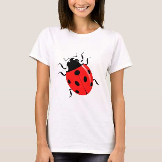 Cute Ladybug - Spring T-shirt (Voorkant)