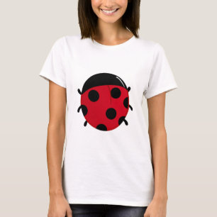 Cute Ladybug T-shirt met Grafische Print