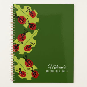 Cute Ladybug Teacher School Homeschool Planner