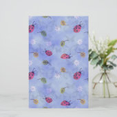 Cute Ladybugs Briefpapier (Staand voorkant)