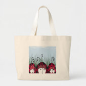 Cute Ladybugs Grote Tote Bag (Voorkant)