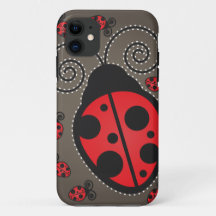 Cute Ladybugs iPhone 5 Hoesje-Mate ID