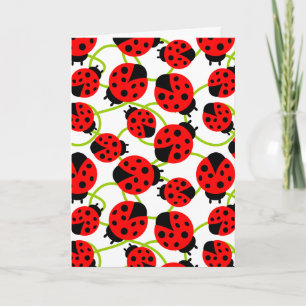 Cute Ladybugs Kaart