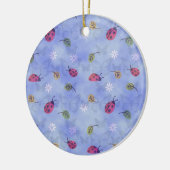 Cute Ladybugs Keramisch Ornament (Links)