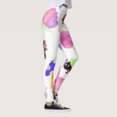 Cute Ladybugs Nature Leggings blancs pour les femm (Droite)