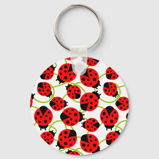 Cute Ladybugs Sleutelhanger (Voorkant)