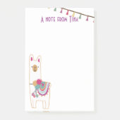 Cute lama- en tasselontwerp post-it® notes (Voorkant)