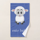 Cute Lamb Bad Handdoek (Handdoek)