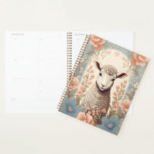 Cute Lamb Delicate Pastel Floral (Devant avec enveloppe)