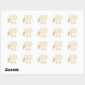 Cute Lamb Stickers (Vel)