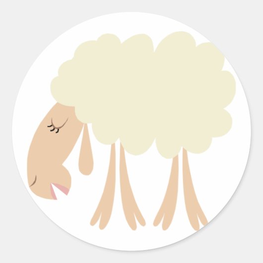 Cute Lamb Stickers (Voorkant)