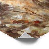 Cute LaPerm Cat Art Imprimer Poster (Coin)