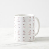 Cute lapin café Mug (Devant droit)