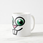 Cute lapin face Mug (Devant droit)