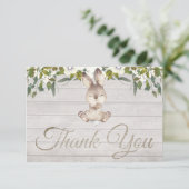 Cute Lapin Lapin Lapin Lapin Baby shower Merci (Debout devant)