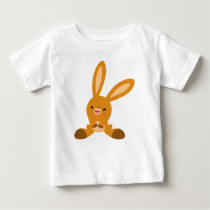 Cute Laughing Cartoon Rabbit Baby T-Shirt