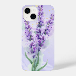 Cute Lavender Garden Flower Floral iPhone 14 Hoesje