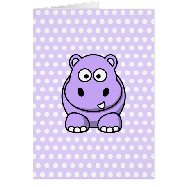 Cute Lavender Hippo (Voorkant)