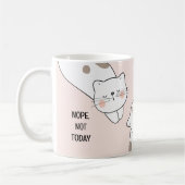 Cute Lazy Nom du chat Mug Amoureux des chats rose (Gauche)