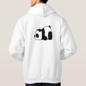 Cute lazy panda hoodie (Achterkant)