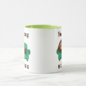 Cute Lazy Sloth Busy doet niets grappigs Mok (Midden)