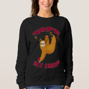 Cute Lazy Sloth Nope My Chips Trui